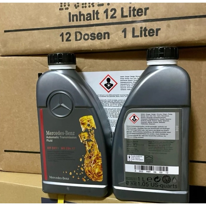 賓士benz 原廠9 速變速箱油mb 236.17 725.0 9G-TRONIC atf | 蝦皮購物
