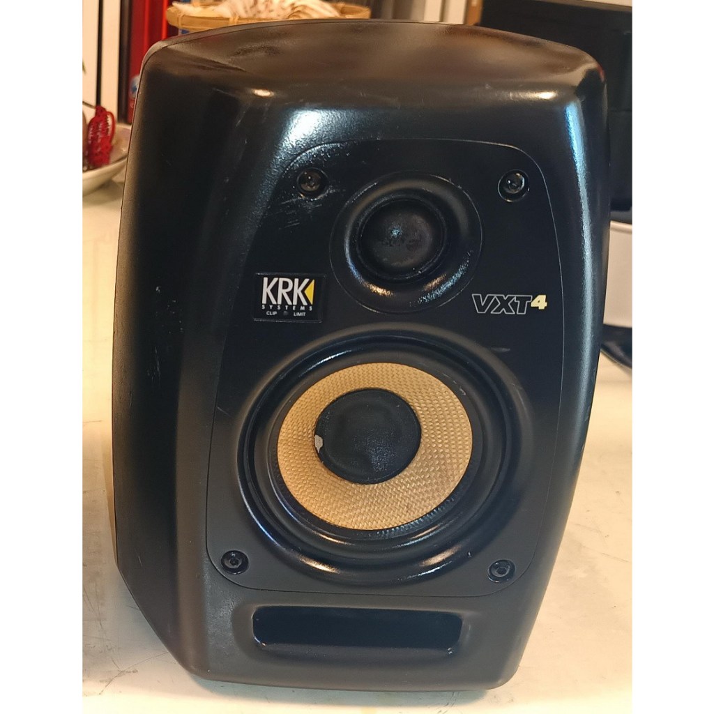 二手單顆良品KRK VXT 4 四吋專業監聽喇叭Studio Monitor Speakers