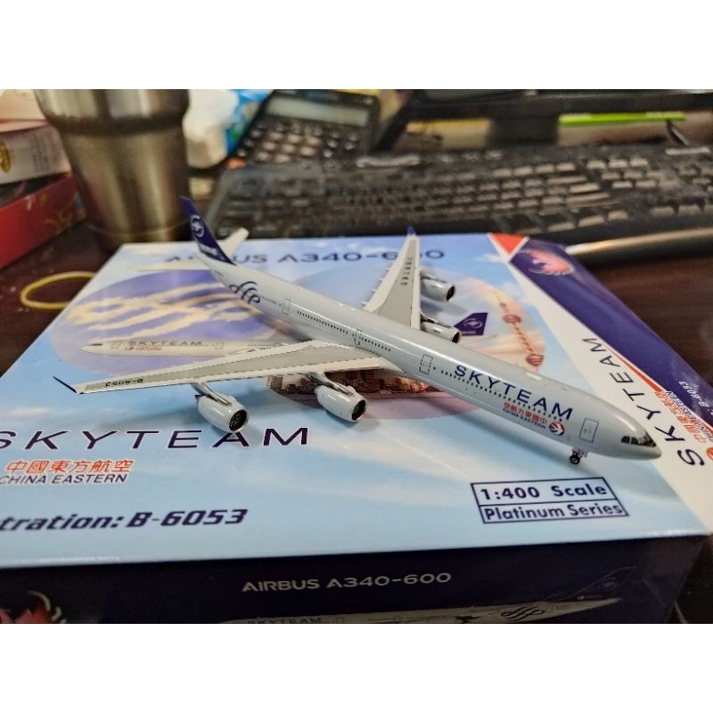 1:400 中國東方航空China Eastern A340-600 SKYTEAM彩繪B-6053 Ph製作