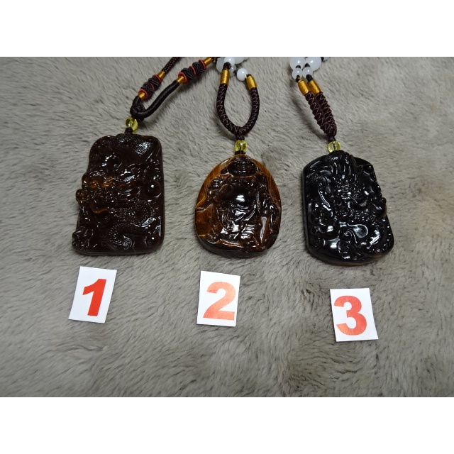 天然黃金虎眼石精雕（飛龍*彌勒佛*龍）→H663含繩| 蝦皮購物