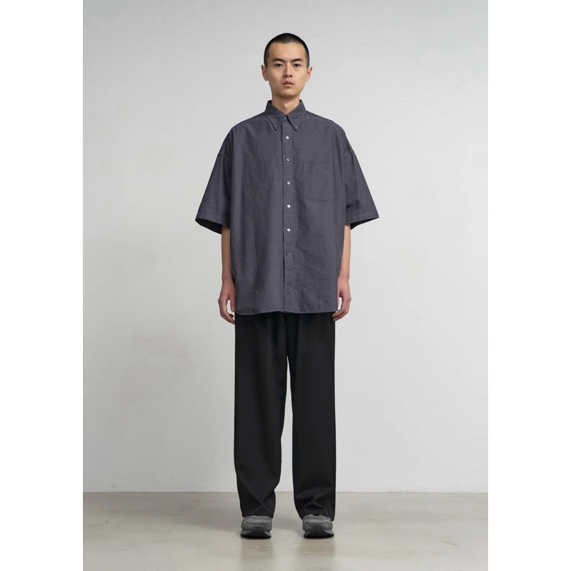 トップス 25SS Graphpaper Oversized Shirt Size 1 Graphpaper 25SS Oxford S/S Oversized B.D Shirt 短袖襯衫| 蝦皮購物
