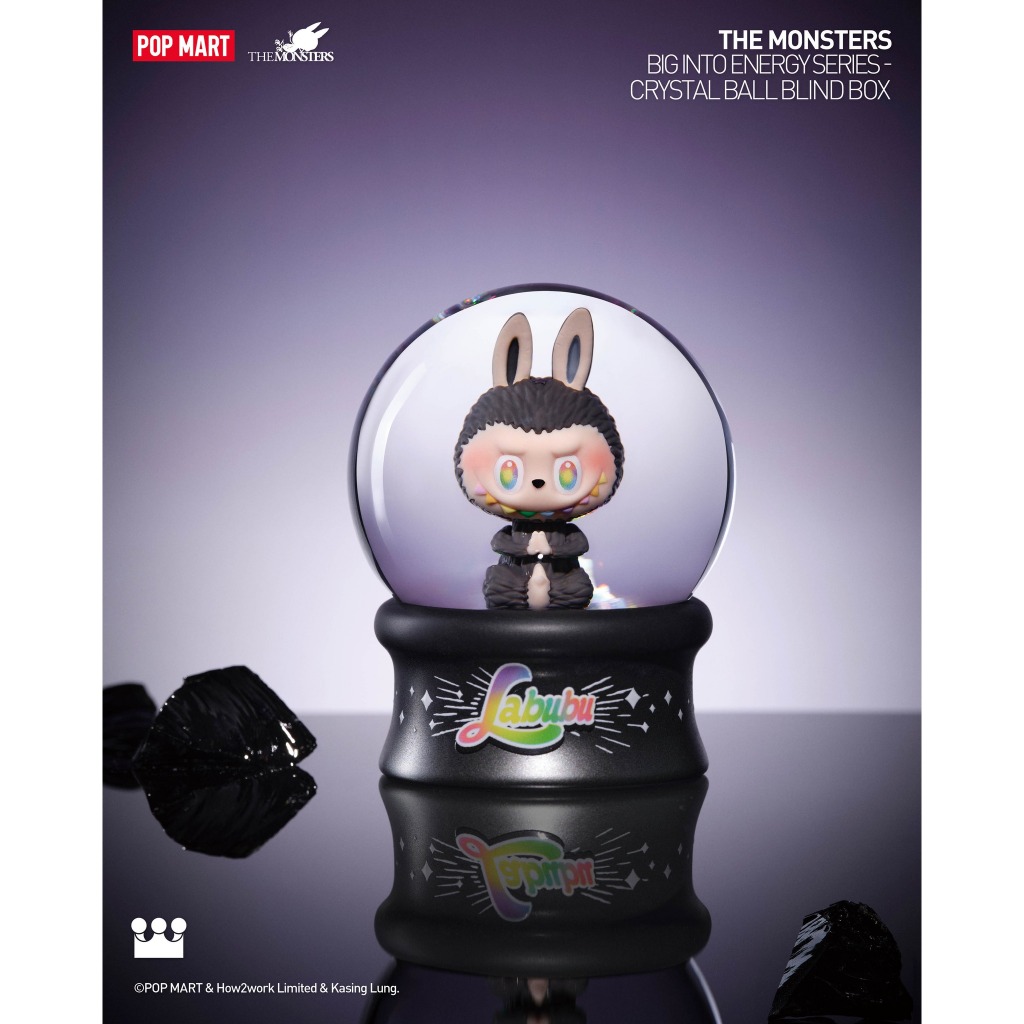 POP MART 泡泡瑪特THE MONSTERS 前方高能系列盲盒水晶球公仔玩具限量