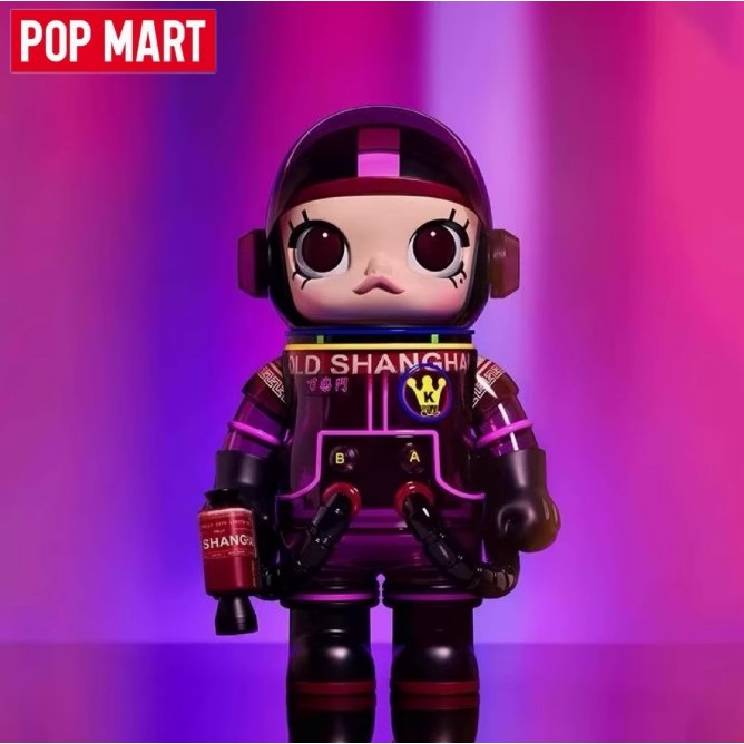 POP MART泡泡瑪特MOLLY 400%上海限定百樂門400% 、1000% 擺件公仔限量
