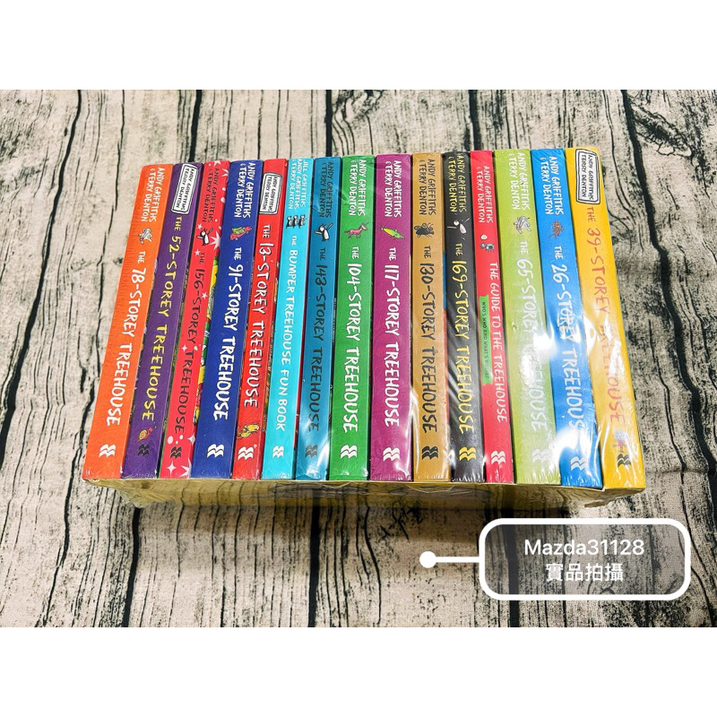 【QR音源】13〜156 Storey Treehouse 12冊　正規品 The Storey Treehouse Collection (12平裝本附音檔QRcode)(13