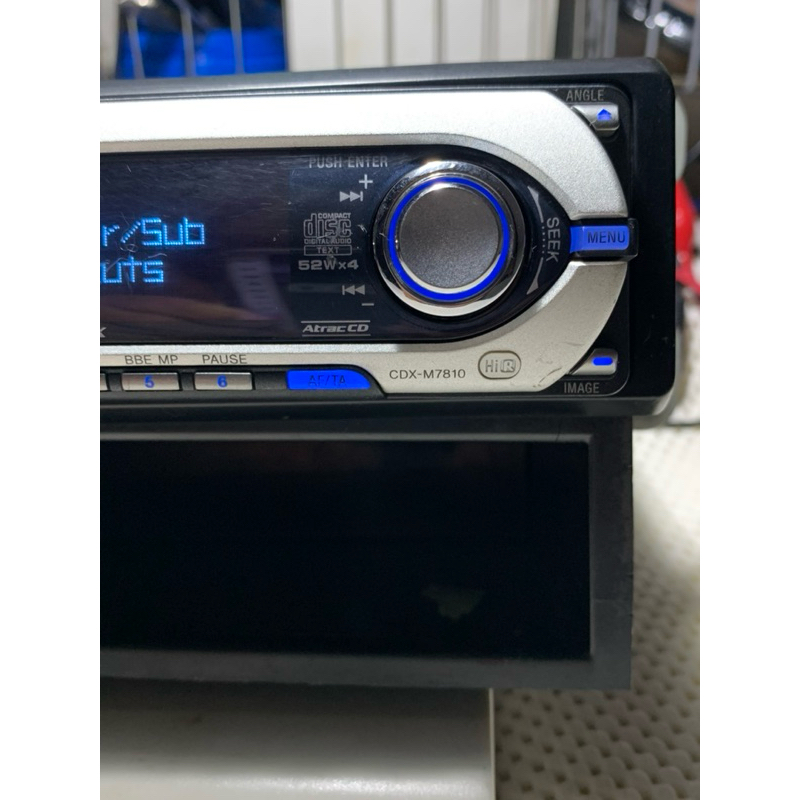 SONY CDX-M7810車用1Din高階發燒級主機/支援外掛藍牙5.0音樂播放| 蝦皮購物
