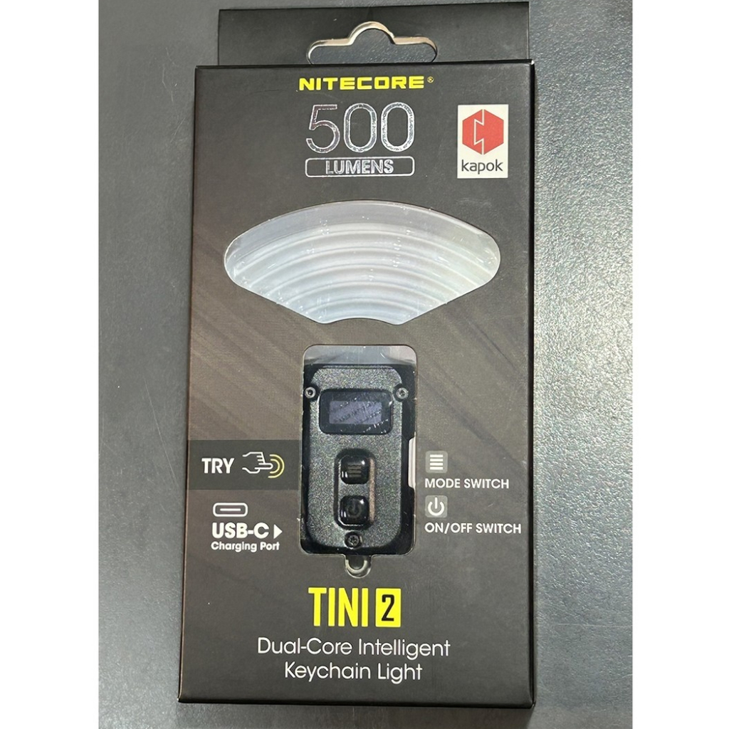 Lámpara De Llave De Acero Inoxidable Nitecore Tini2 Ss De 50