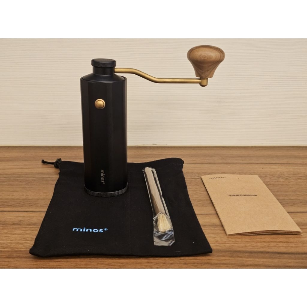 Minos手摇磨豆機黑金全方位中階手磨 | 蝦皮購物