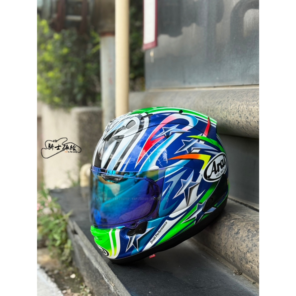 ⚠YB騎士補給⚠ ARAI RX-7X Nakano 04' GREEN 中野真矢安全帽RX7X 綠月