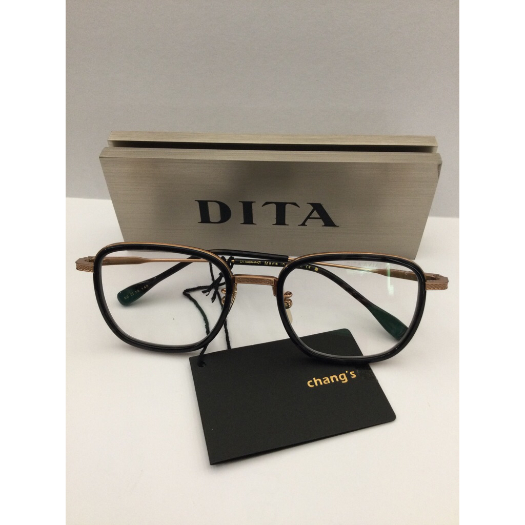 楷模精品眼鏡」DITA眼鏡型號DTX-454.AVIATIA FIVE .黑01Black.Obsidian