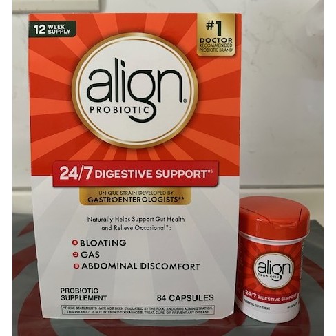 全新包裝 美國Align Daily Probiotic 每日益生菌膠囊 84顆 保存期限:2028/5 | 蝦皮購物