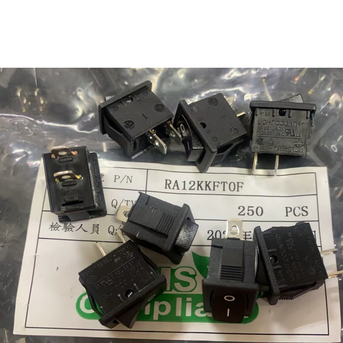 台灣現貨 單切開關 船型開關 2P R19A RA12KKFT0F | 蝦皮購物