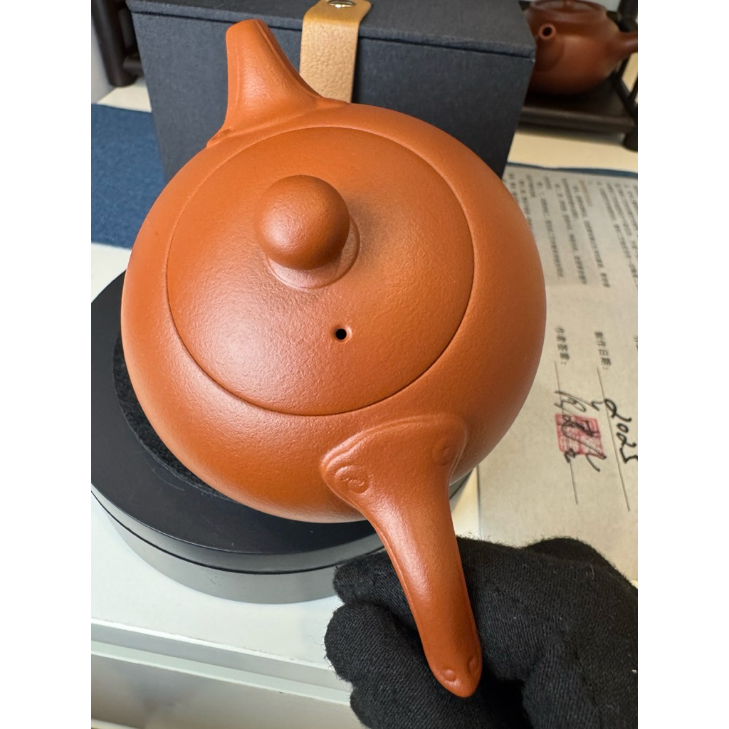 姀姀嚴選｝現貨～宜興紫砂壺｜黃龍山原礦五號井｜紫砂朱泥#橘皮#鳳鳴