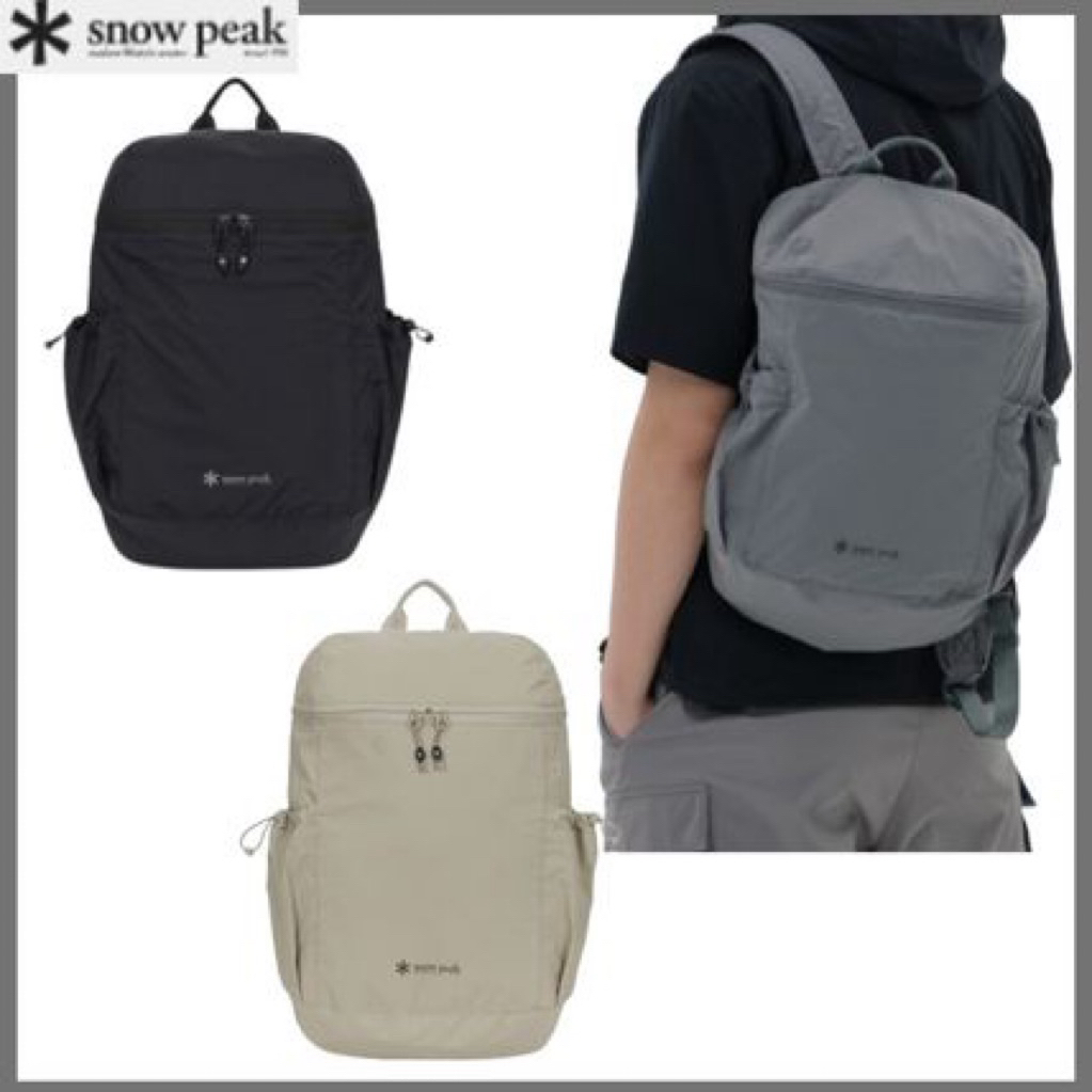 【台灣現貨】韓國🇰🇷SNOW PEAK 輕量化17L 防潑水 後背包Pro Light Backpack出國 爬山 | 蝦皮購物