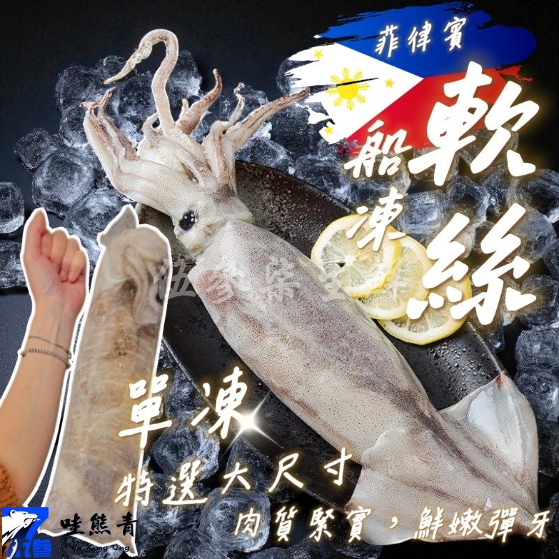 【537生鮮水產】現貨799免運 活凍軟絲 菲律賓軟絲 軟絲仔 船凍軟絲 軟絲 野生特級軟絲 單凍軟絲 | 蝦皮購物