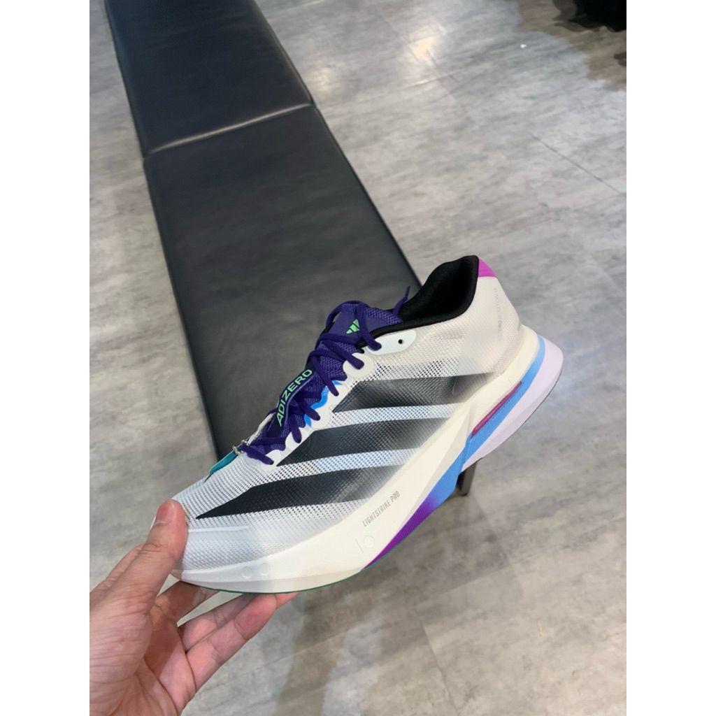 現貨 ADIDAS ADIZERO BOSTON 13 白 黑 紫 慢跑鞋 男鞋 JS4946 | 蝦皮購物