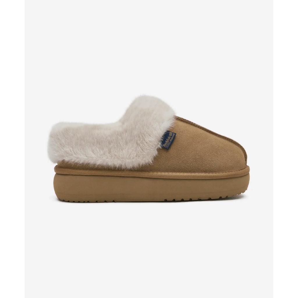 代購✨) 韓國Rockfish 25FW最新CLOUDY FLATFORM FUR MULES絨毛拖鞋