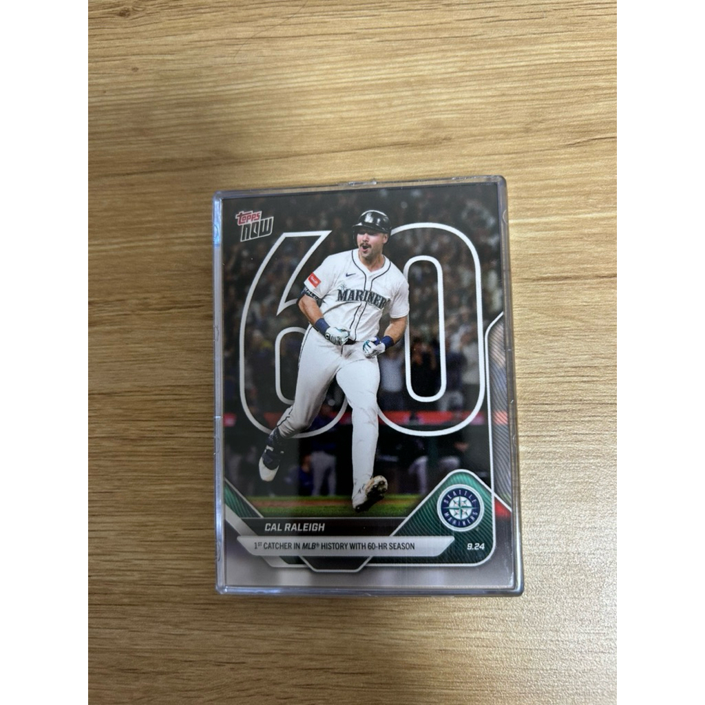 Cal Raleigh 球員卡 2025 MLB TOPPS NOW Card 765 史上唯一捕手單季60轟 | 蝦皮購物