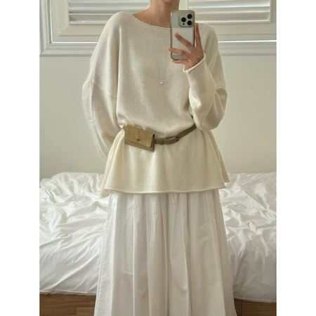 🇰🇷Oct09/ 素色百搭寬鬆長袖上衣