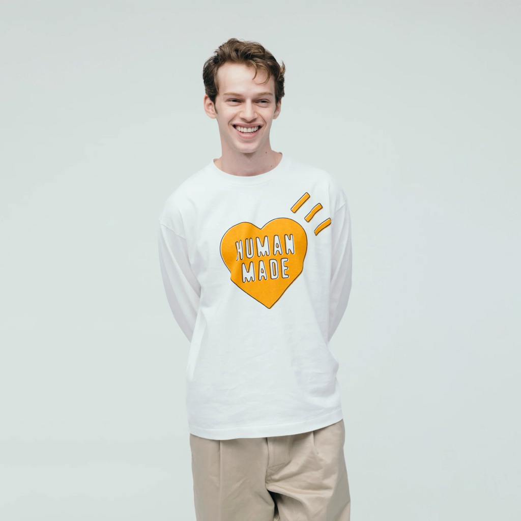 HUMAN MADE DRY ALLS 長袖カットソー 現貨｜日本Humanmade dry alls 基本經典款大學t logo t 長袖薄t 長袖t