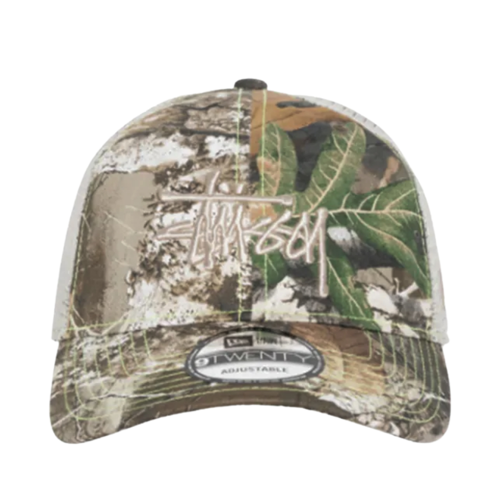☆ETW☆ STUSSY NEW ERA 9TWENTY WASHED BASIC TRUCKER 卡車帽網帽老帽