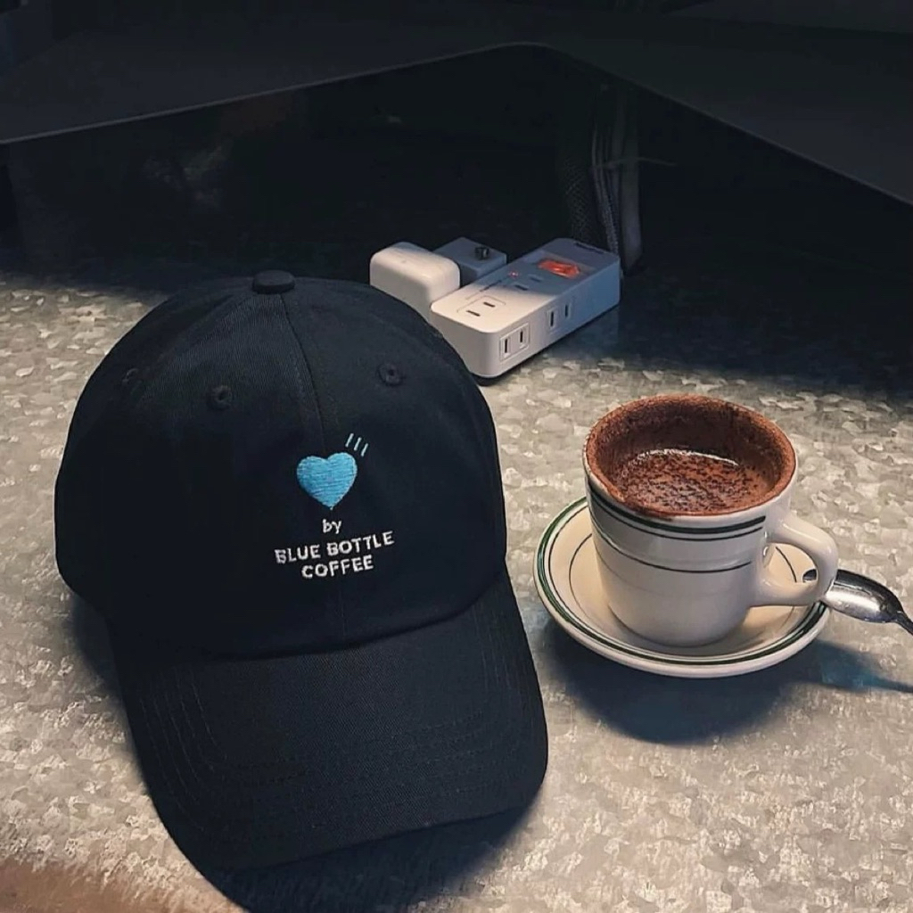 全新限量免運 Human Made x Blue Bottle Cofee Cap藍色愛心咖啡男女鴨舌帽棒球帽帽子 | 蝦皮購物