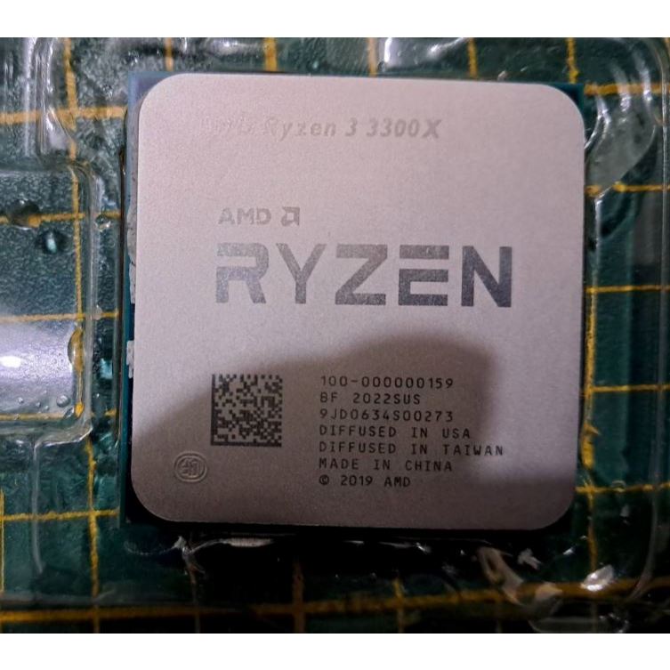 AMD Ryzen 3 3300X CPU 桌上型處理器 /AM4/16M/4C8T/3.8GHz | 蝦皮購物