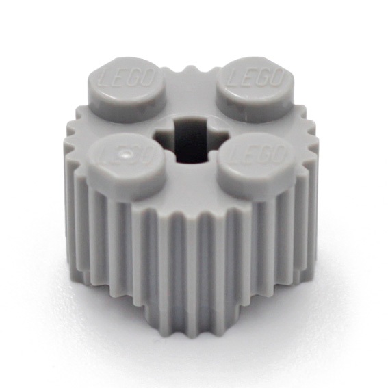 COOLPON｜這是樂高®LEGO®的正版零件 淺灰 92947 圓形磚 2x2 帶軸孔和格柵 4650645 | 蝦皮購物