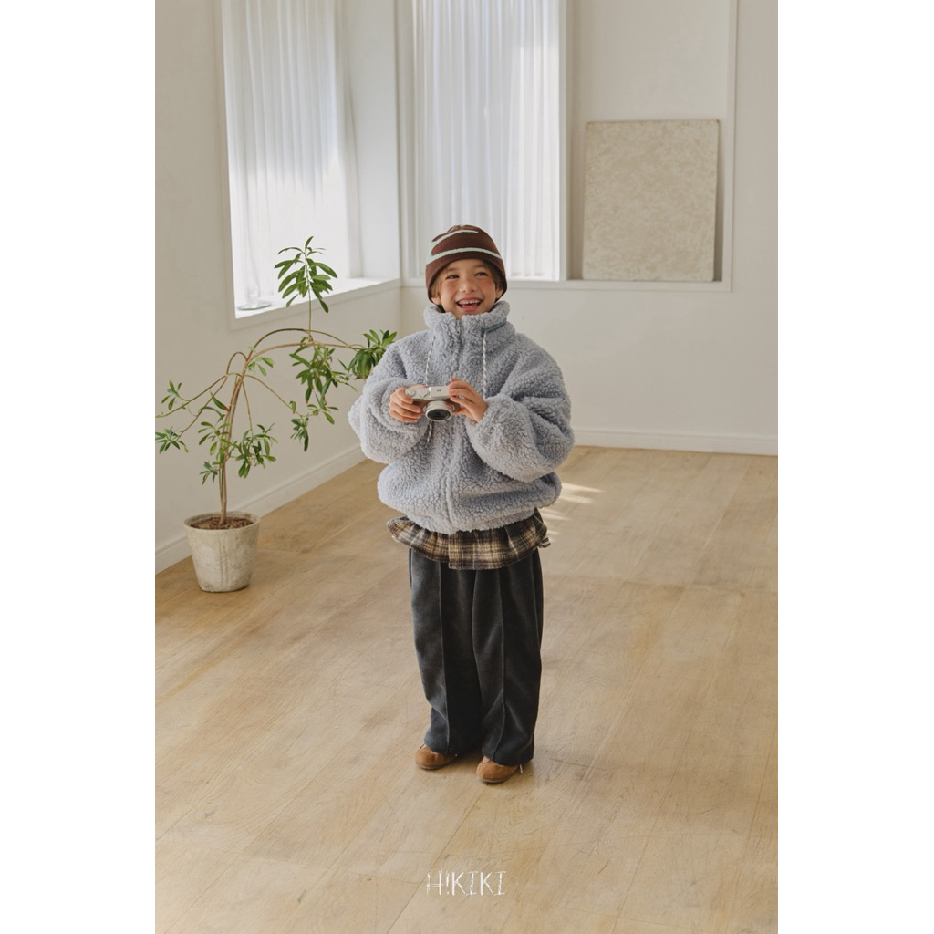 UDACHI 韓國童裝|#hikiki 1116立領短毛拉鏈外套 男童女童2-14y ｜預購｜25y winter | 蝦皮購物