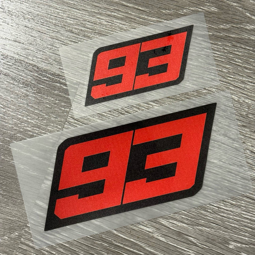 GP殿堂「車手貼紙」Marc Marquez MM93 93號碼 貼紙 | 蝦皮購物