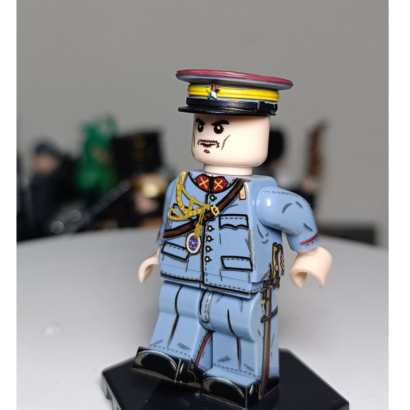 亞亞積木軍閥，北洋軍，上校，團長，6面印刷，北洋陸軍武備學堂 | 蝦皮購物
