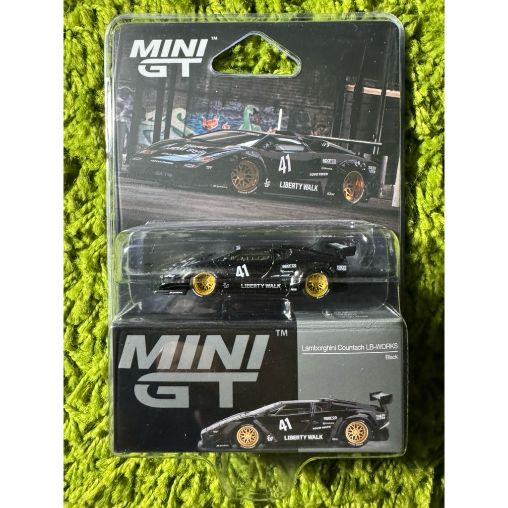 MINI GT #1081 Lamborghini Countach LB-WORKS Black | 蝦皮購物