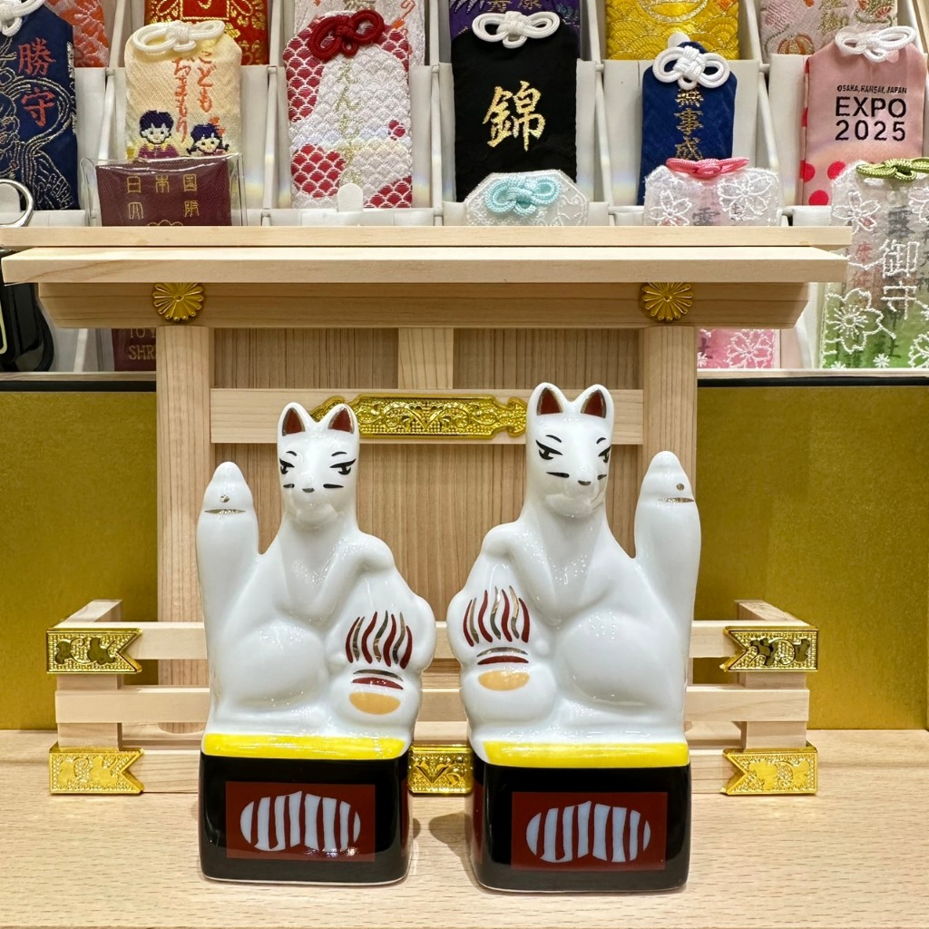 ⛩️日本御守神棚⛩️ 🇯🇵 日本帶回木製神社御守神棚神龕狐神像靜岡
