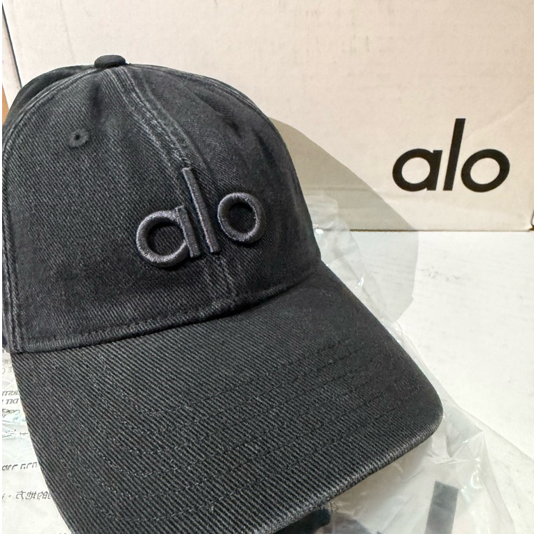 水洗黑現貨】Alo帽子washed off-duty cap水洗老帽水洗黑美國代購| 蝦皮購物