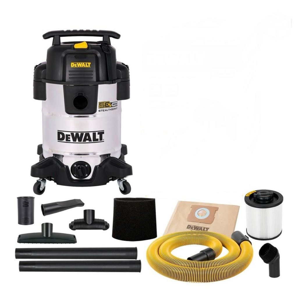 時刻工具】土城現貨2026 降噪DEWALT 有得偉38公升乾濕兩用吸塵器DXV38S
