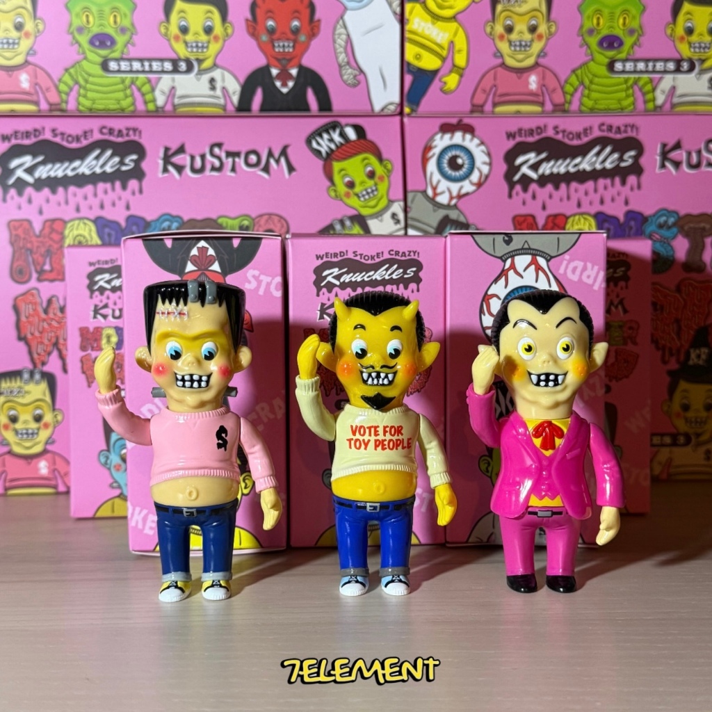 現貨HEADLOCK STUDIO MINI FIGURE 盲盒knuckle 科怪科學怪人確認款單抽