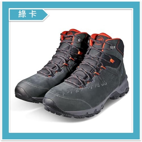 Mammut長毛象/ 男中筒防水透氣登山鞋Mercury IV Mid GTX(黑/火熱紅