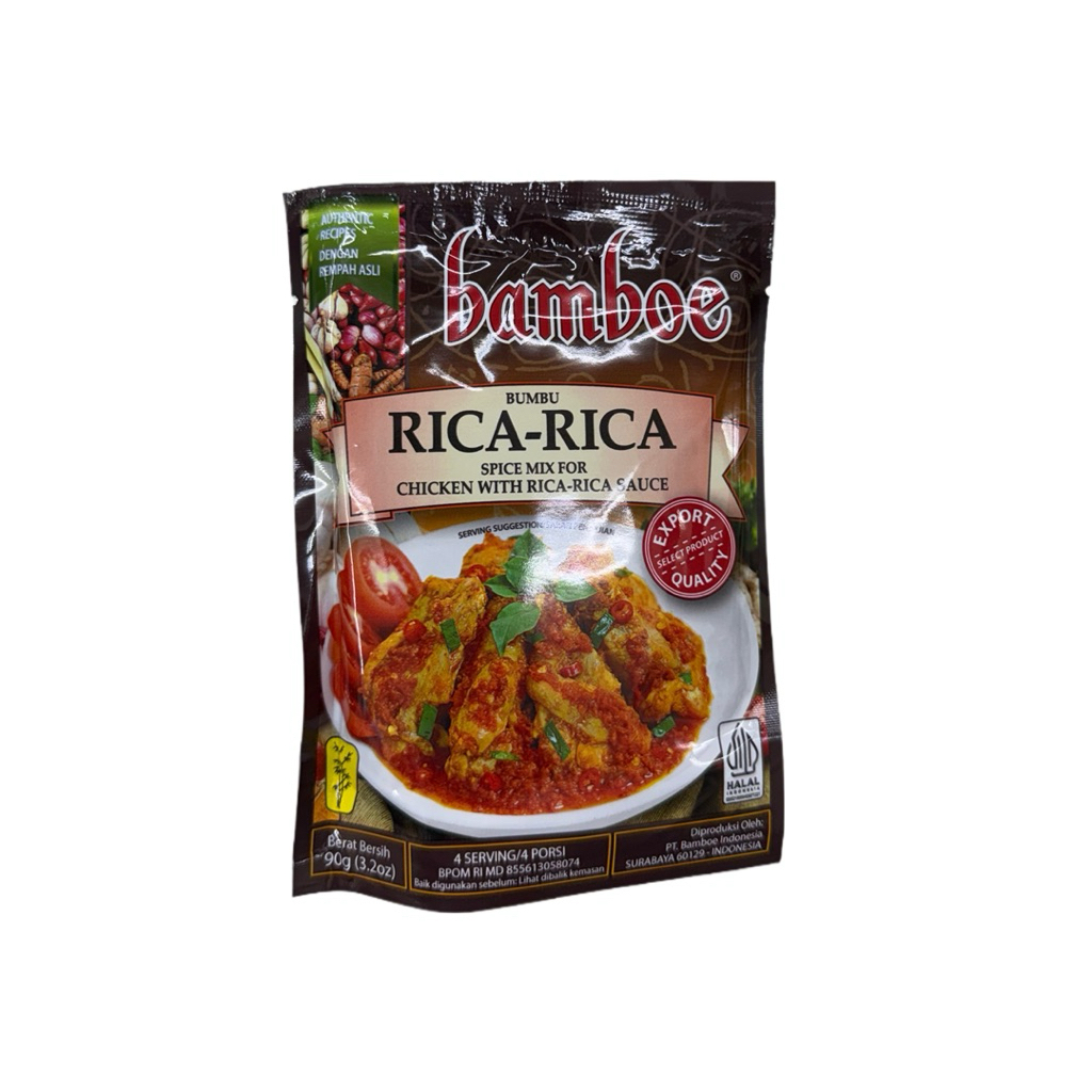 -{泰菲印越} 印尼 bamboe RICA RICA 印尼香辣雞用調味醬 90克 | 蝦皮購物