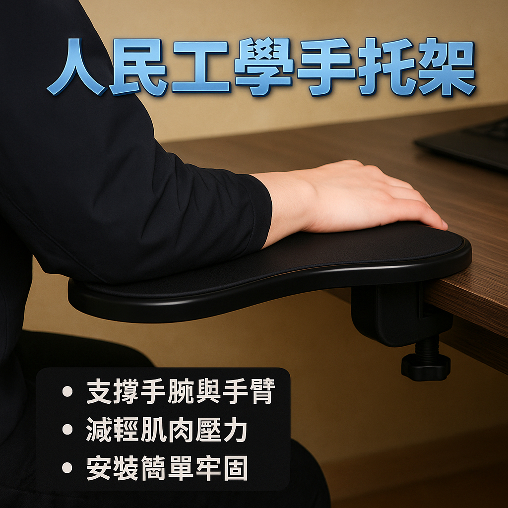 【台灣出貨】人體工學手托架｜鍵盤手腕支撐墊｜滑鼠托手墊｜電腦護腕托架｜辦公久坐舒壓神器 | 蝦皮購物