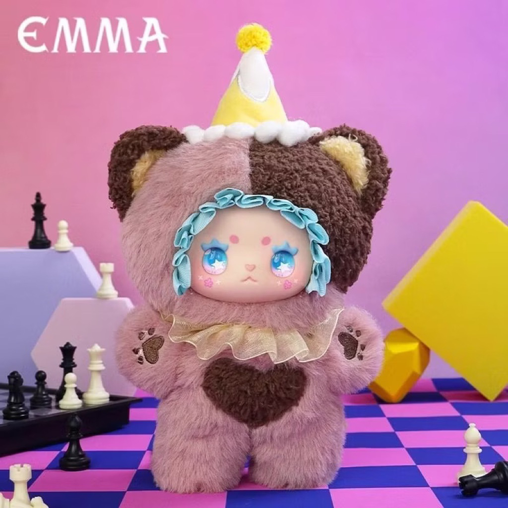 【娃娃出清現貨】 Emma 怪味派對 娃娃 公仔 盲盒 潮玩 糖膠 毛絨 吊飾 盒玩 摯愛一生 | 蝦皮購物