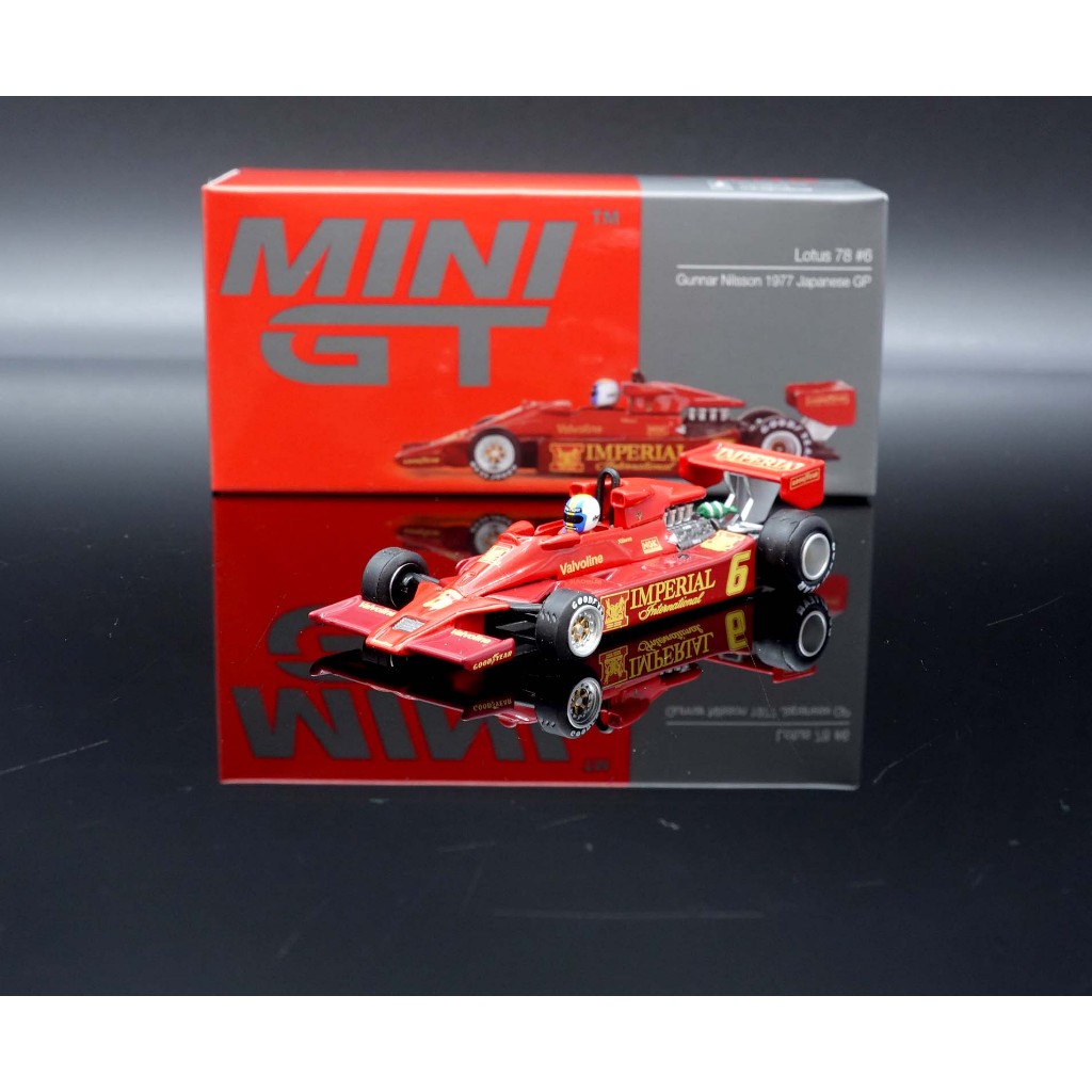 MGT00808-L LOTUS 78 N3 GUNNAR NILSSON JAPANESE GP 1977 1:64 MINI GT