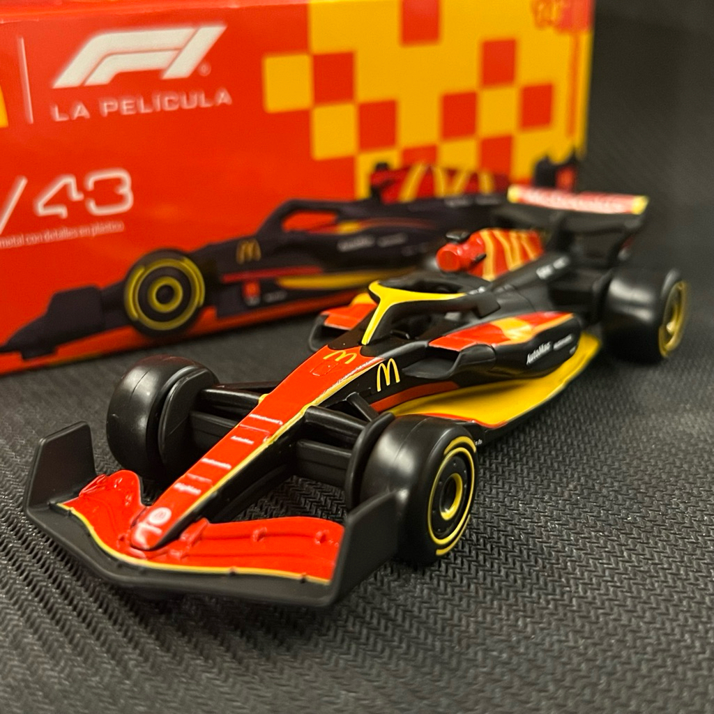 超稀有】1/43 麥當勞F1電影模型車美國限定mcdonald's 聯名布萊德彼特