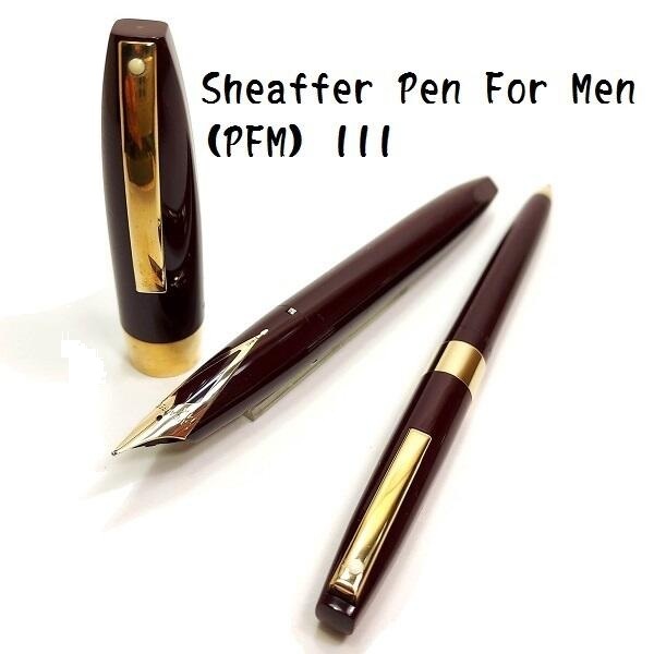 AU83　SHEAFFER PFM　萬年筆　14K 長益鋼筆】西華sheaffer Pen For Men (PFM) III 14k筆尖美國1959