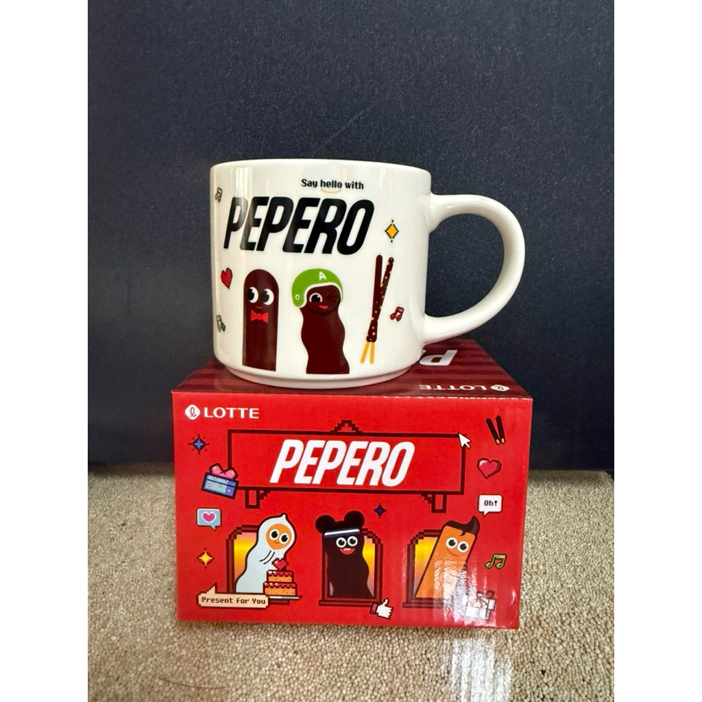 全新 LOTTE PEPERO FRIENDS 馬克杯 | 蝦皮購物