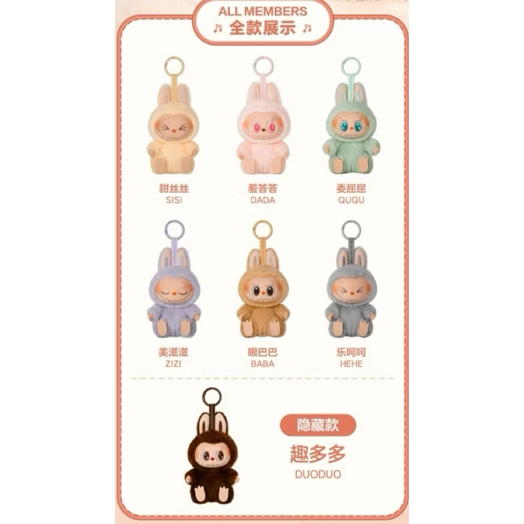 （全新）POPMART泡泡瑪特 labubu 二代 坐坐派對 拉布布 搪膠 盲盒 馬卡龍2代 （確認款） | 蝦皮購物