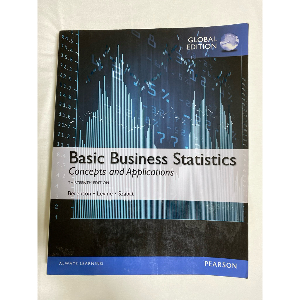 Basic Business Statistics：Concepts and Applications 13版 | 蝦皮購物