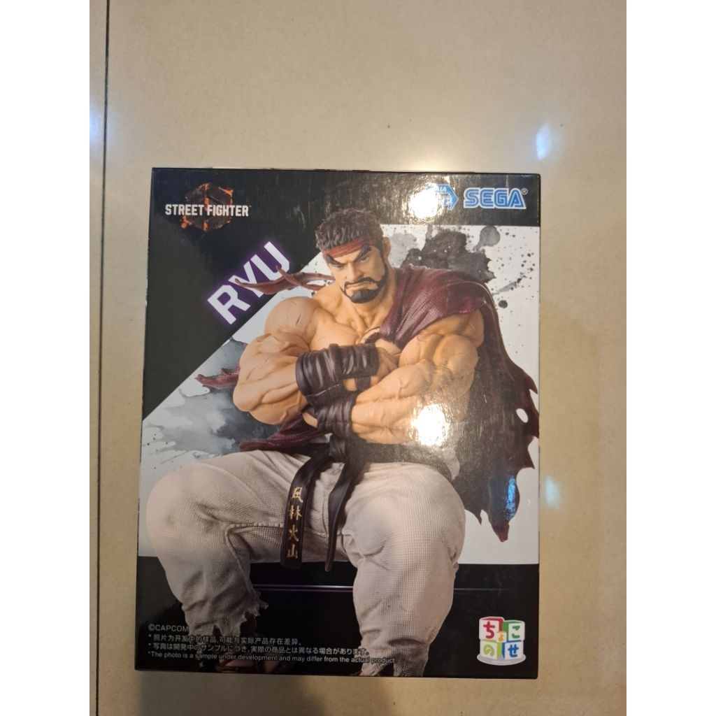SEGA 快打旋風6 隆 龍 RYU 坐姿 寬盒 公仔 | 蝦皮購物