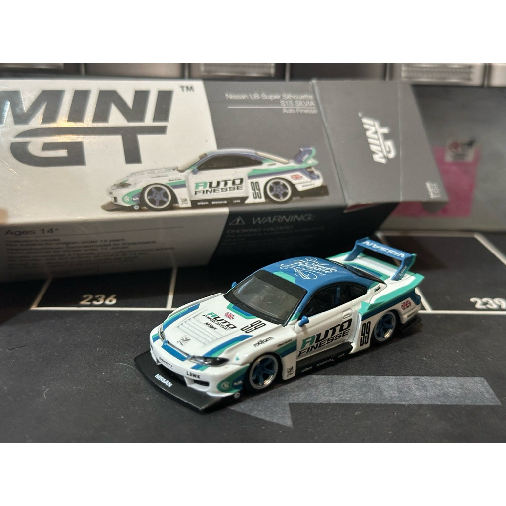 MINI GT 490絕版 稀有 490 LBWK剪影版 Nissan S15 Silvia | 蝦皮購物