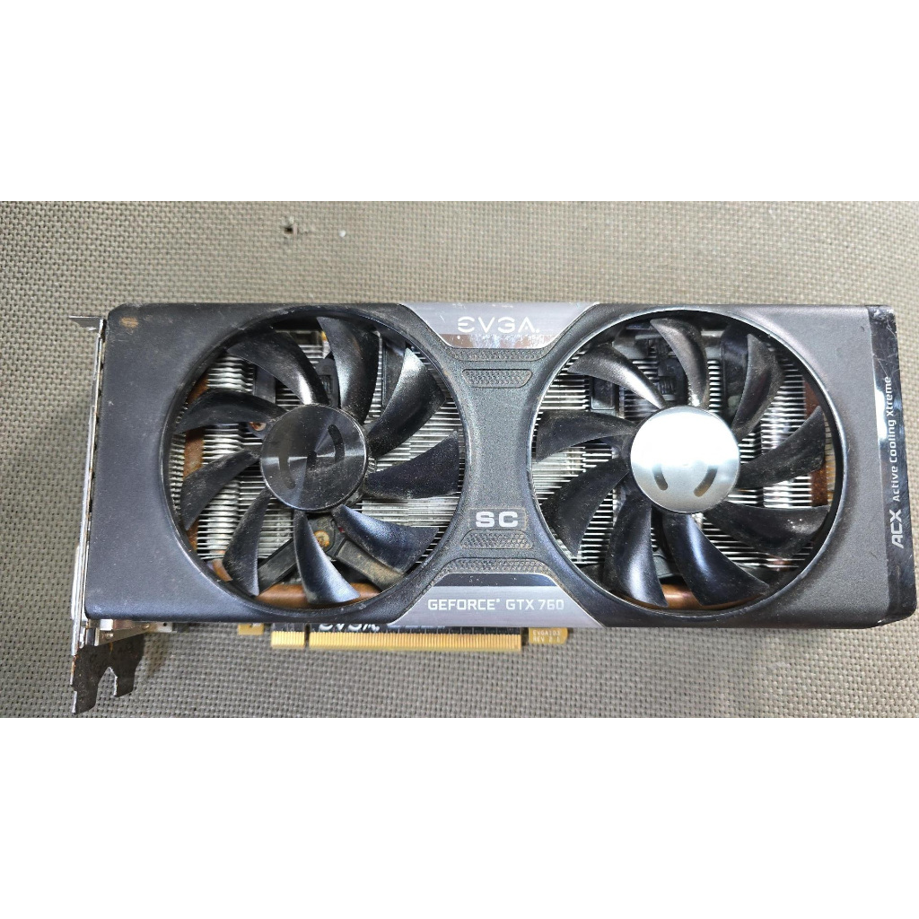 含稅 EVGA 艾維克 GeForce GTX 760 2GB 2G．保固1個月 11V638 | 蝦皮購物