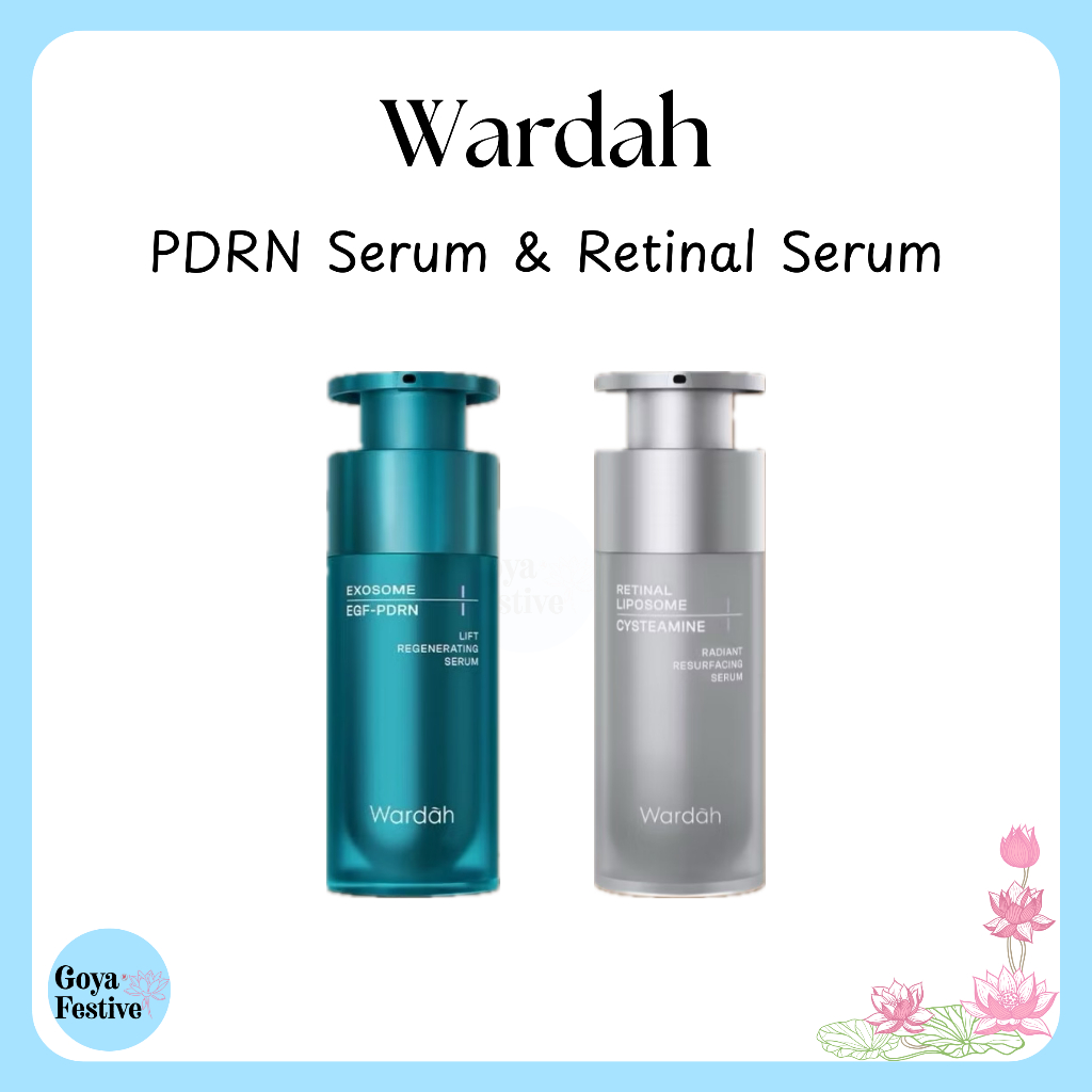 Wardah Exosome EGF-PDRN Lift Retinal Radiant Serum Glowing | 蝦皮購物