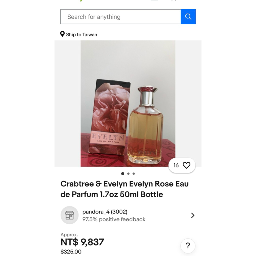 瑰柏翠Crabtree & Evelyn Evelyn Rose Eau de Parfum 50ml | 蝦皮購物